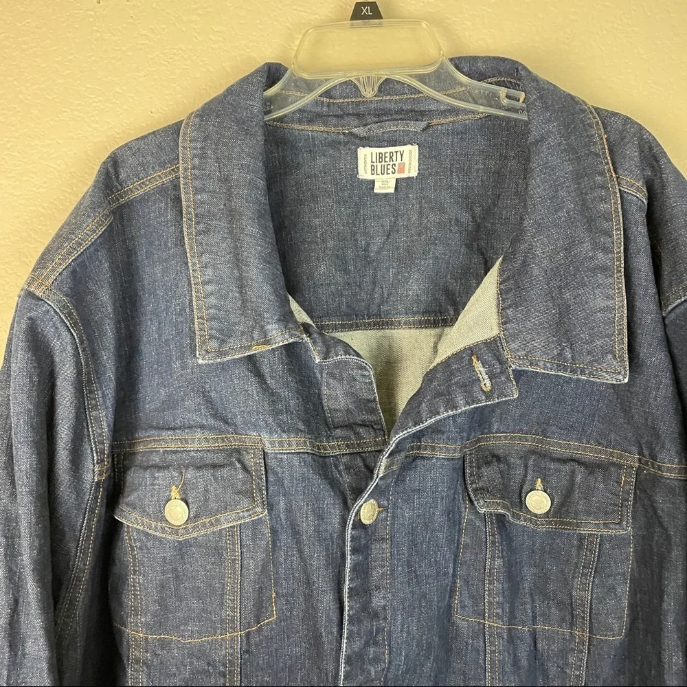 Liberty Blues Denim Jacket Mens Size 5XL - Picture 5 of 9